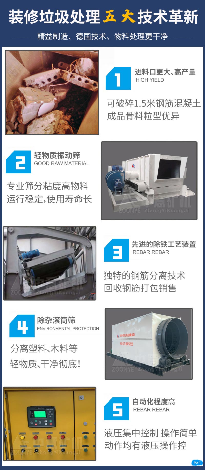 篩分設(shè)備優(yōu)勢