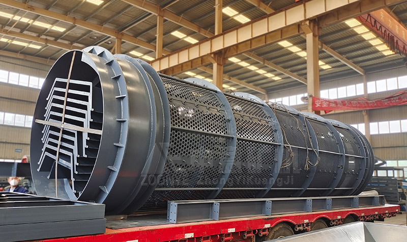 滾筒篩裝車中 滾筒篩裝車中