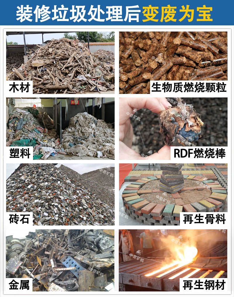 裝修垃圾再生利用后用途 裝修垃圾再生利用后用途