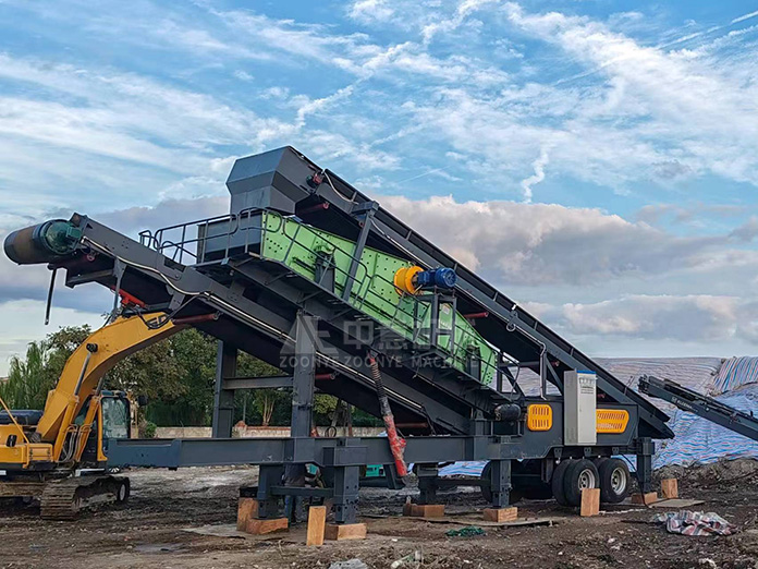 上海陳腐垃圾處理項(xiàng)目：移動(dòng)式弛張篩實(shí)現(xiàn)高效篩分與資源回收